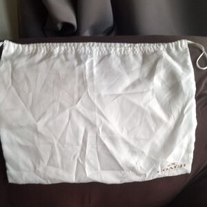 Coach White/Ivory Drawstring Dust Bag 29" X 15"